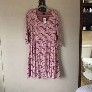 Torrid Pink Skater Dress